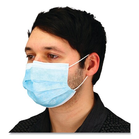 Impact Products Disposable Face Mask, One Size Fits All, 2000 PK MFB-3-EL-2K